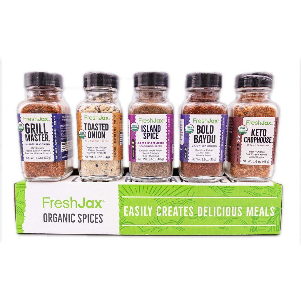 Freshjax Grilling Spice Gift Set, Set of 5