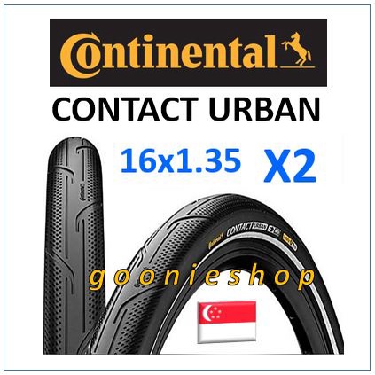 CONTACT URBAN Continental Tyre 16x1.35 35-349 Brompton 16 inch