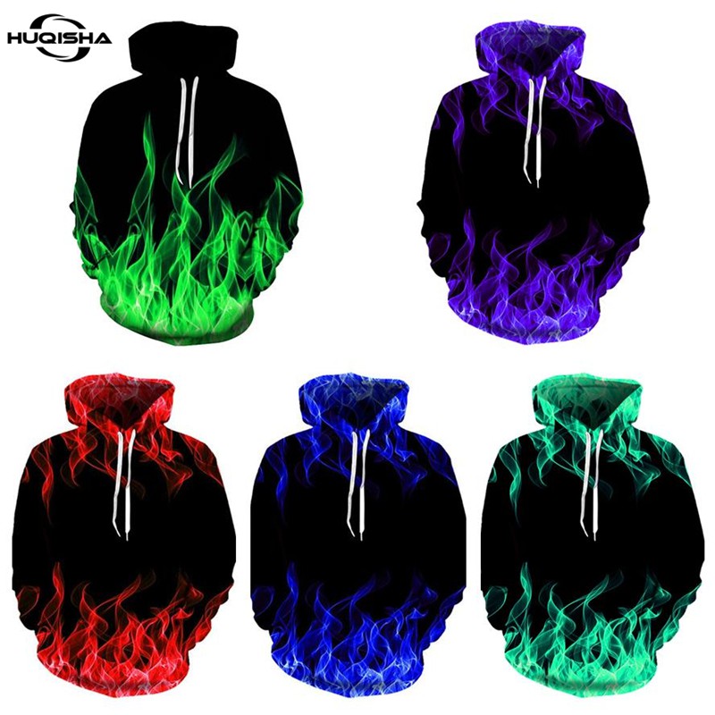 Purple on sale fire hoodie