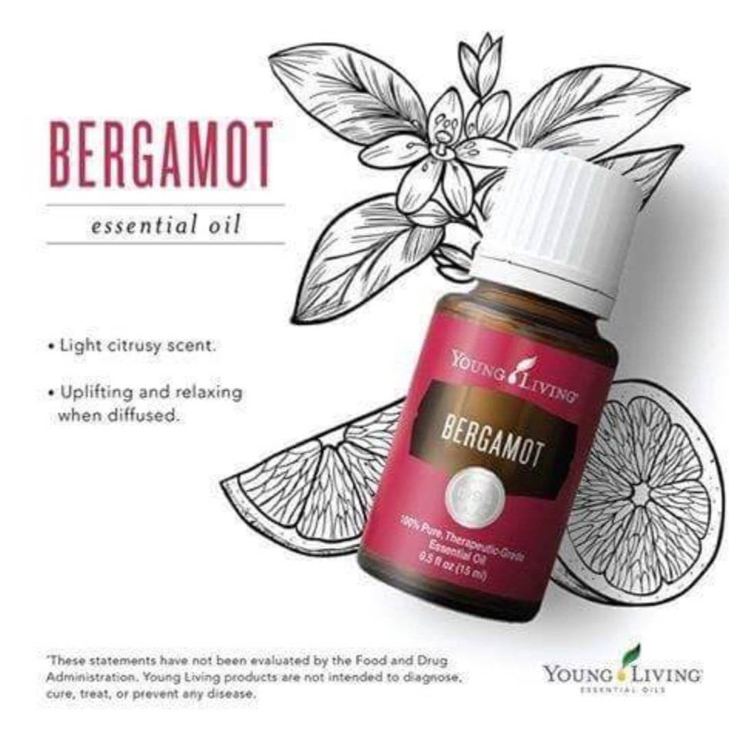 Young Living Bergamot Essential Oil 15ml