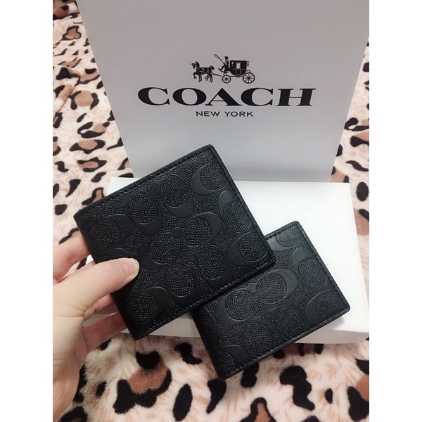 Coach new york mens wallet hot sale