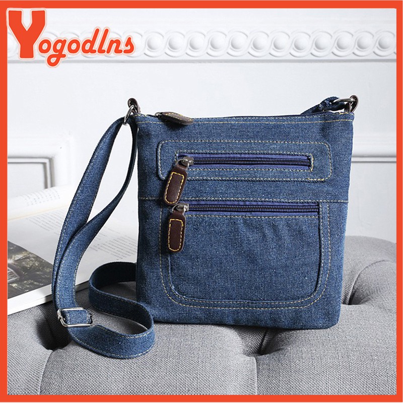 Jeans sling store bag design