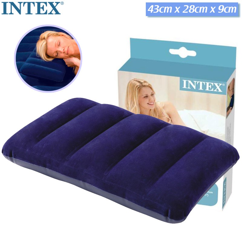 INTEX Inflatable Travel Air Pillows Sleeping Foldable Air