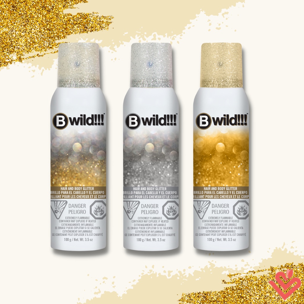 Jerome Russell BWild ''Gold Glitter'' Temporary Hair Color at