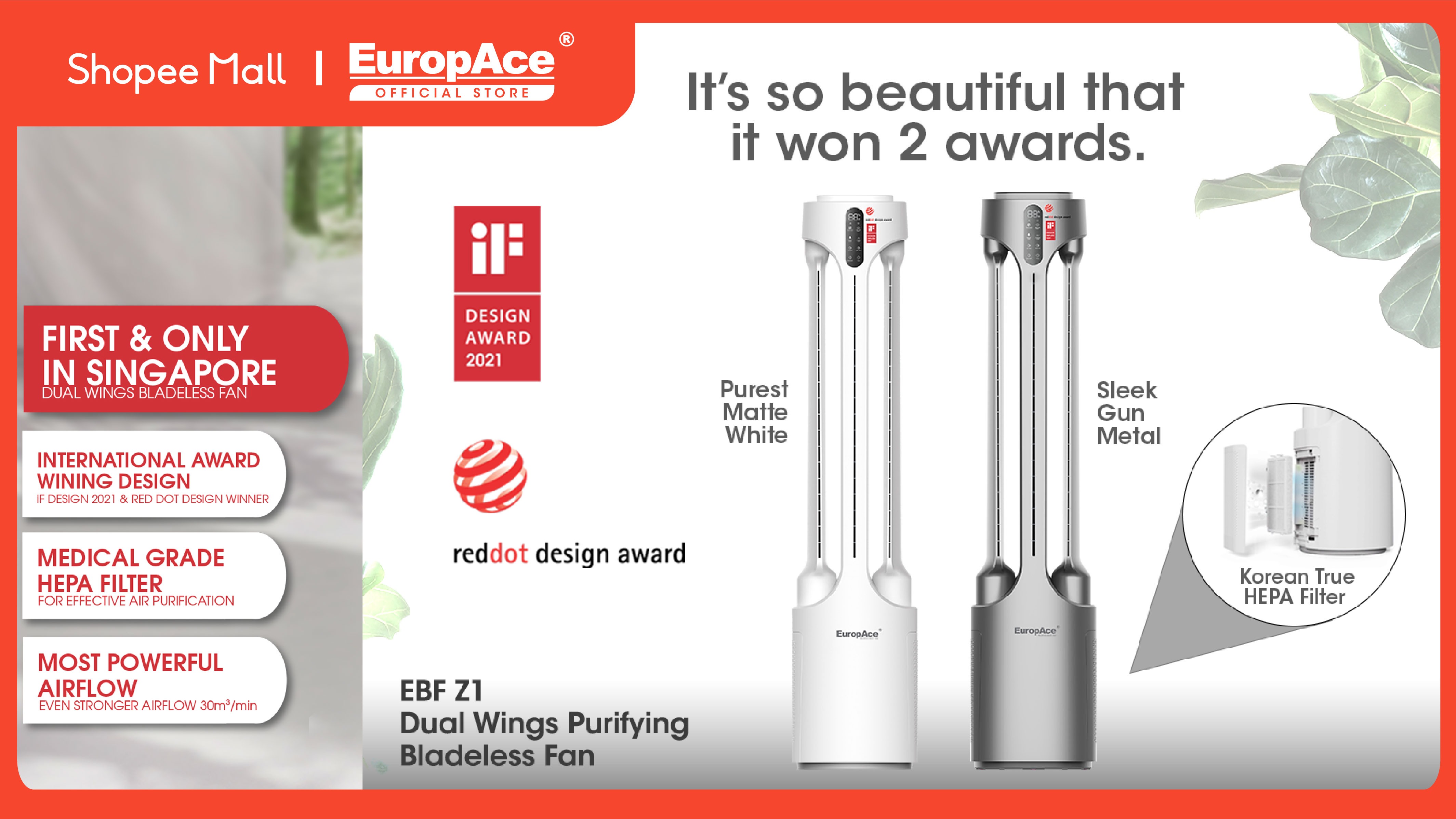 EuropAce Official Store, Online Shop Aug 2023 Shopee Singapore