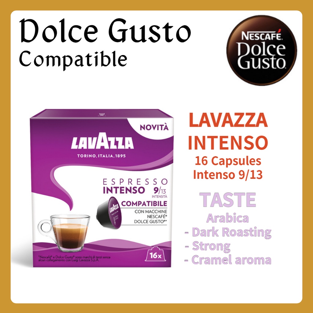 DOLCE GUSTO] LAVAZZA Capsule coffee compatible with nescafe DOLCE GUSTO  machine