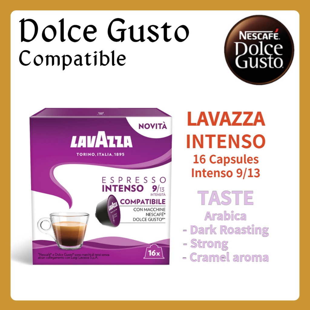 Dolce Gusto Espresso Intenso Compatible Capsules