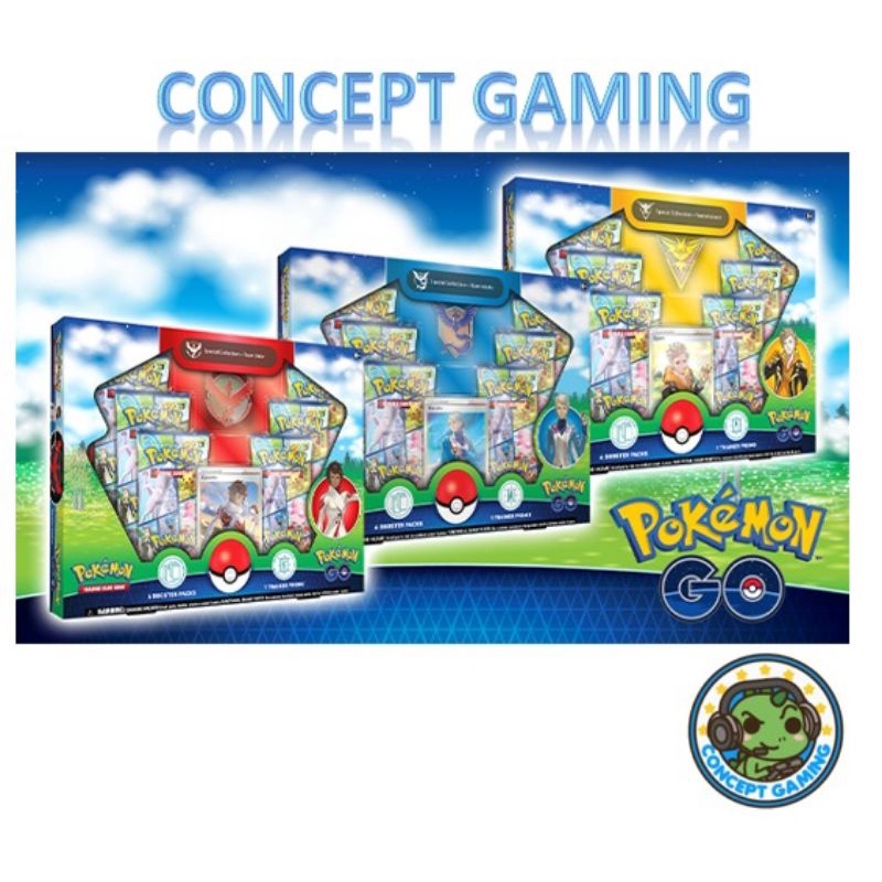 Pokemon TCG: Pokemon GO Special Collection 3 box bundle —Team