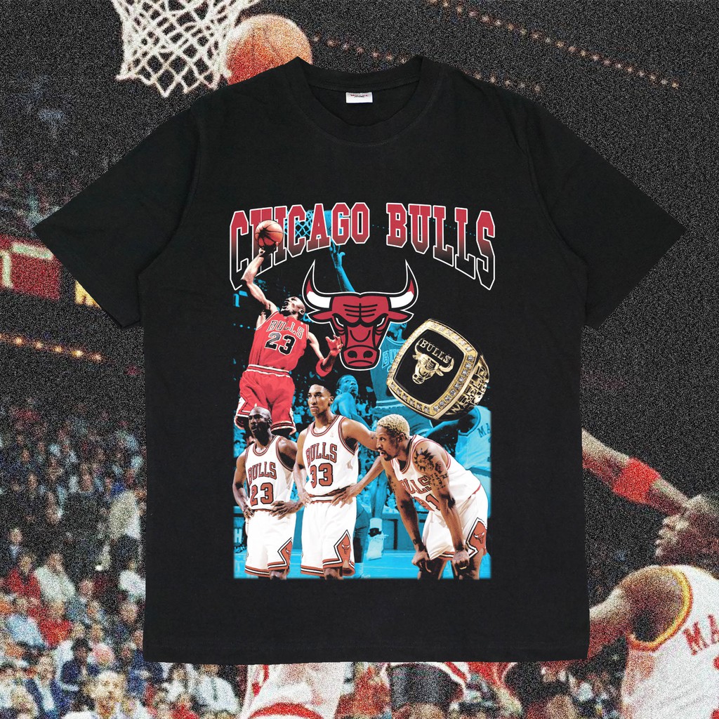 Old school chicago bulls best sale t shirts