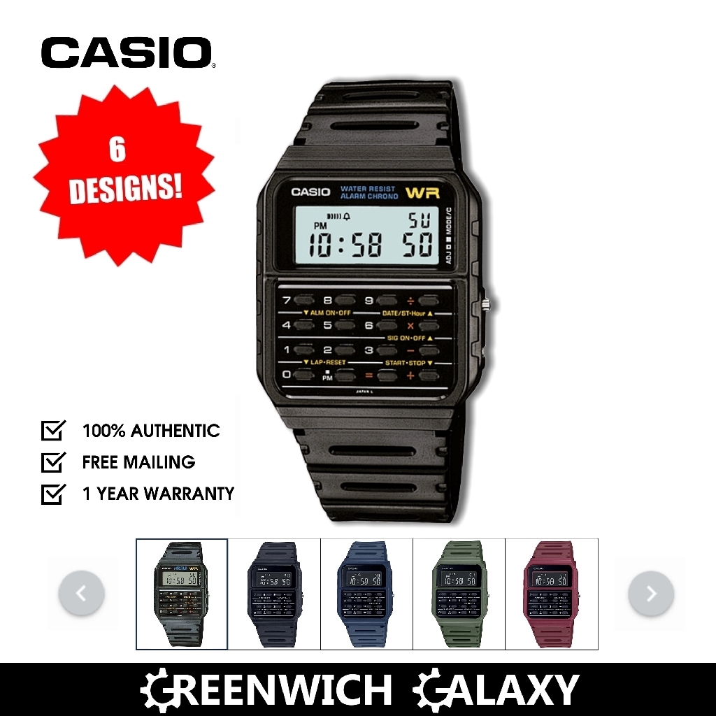 Casio calculator hot sale watch price