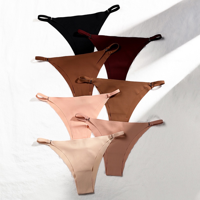 BIONEK Women's Satin Bikini Panties - Pack of 6 Silky Lace Underwear