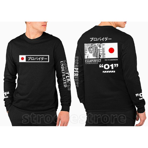 Long sleeve shirt japanese writing hotsell