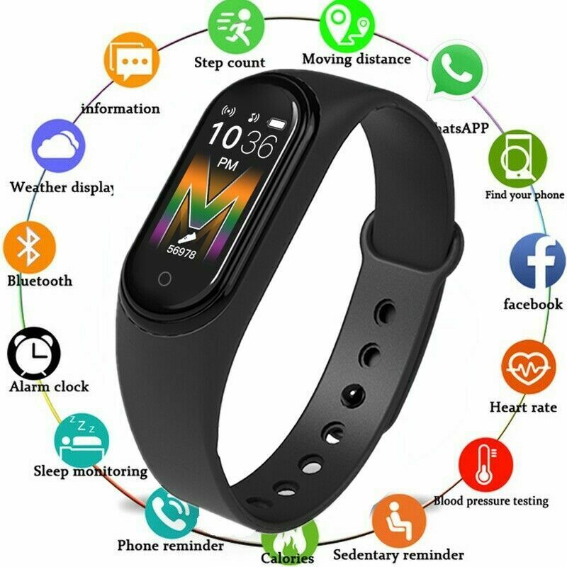 M5 Smart Watch Band Heart Rate Blood Pressure Monitor Tracker