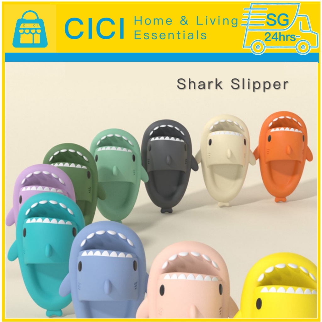 Adult on sale shark slippers