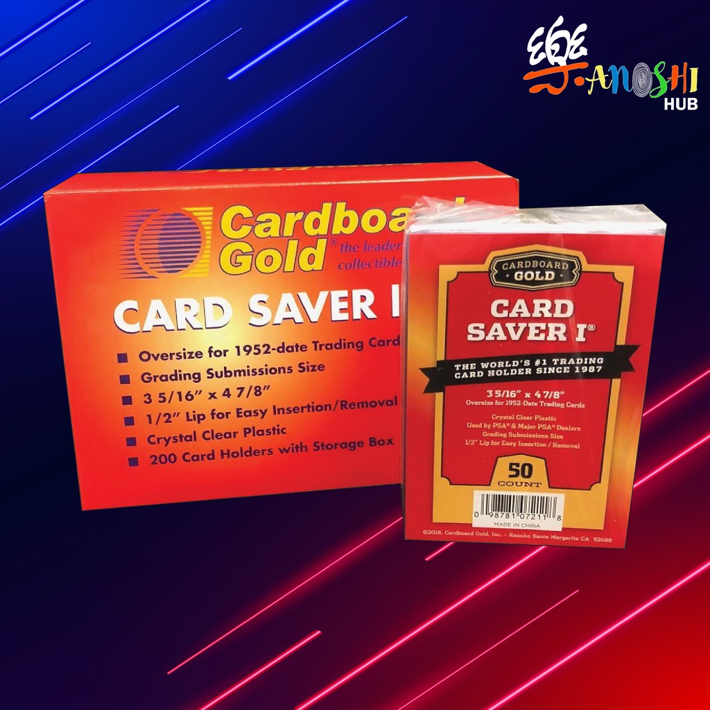 Cardboard Gold Card Saver II - 50 Count!