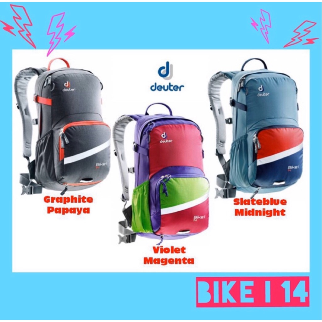 Bike Backpack Deuter BIKE I 14L Shopee Singapore