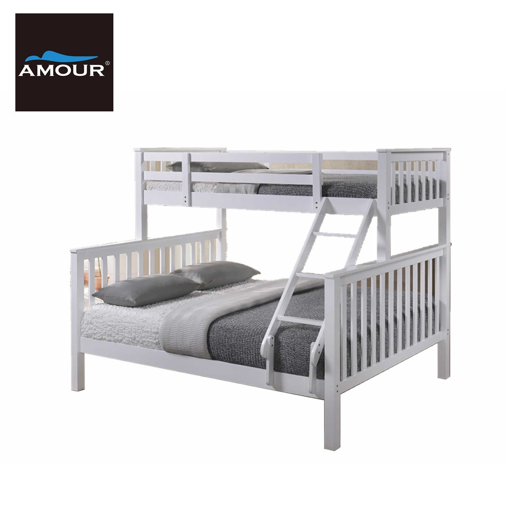 Queen size deals bed double deck