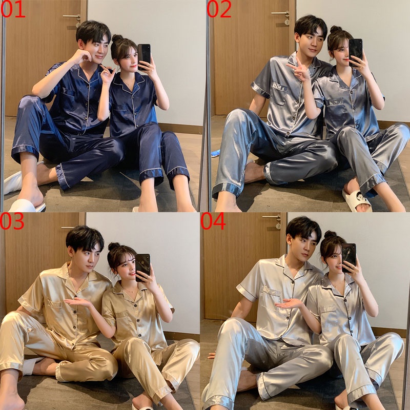 Korean Fashion Mens Cotton Pajama Set Plus Size 3XL Men Sleepwear