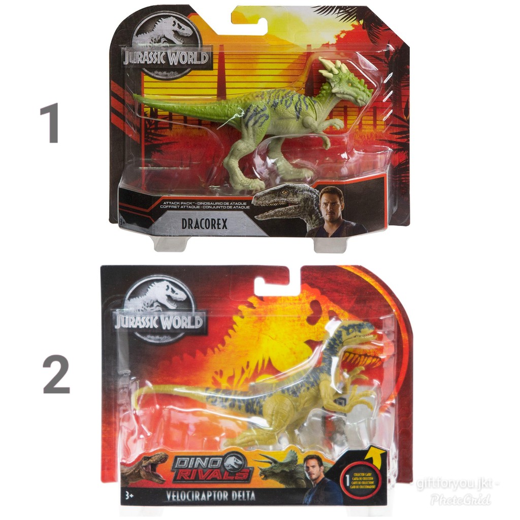 Jurassic World Dino Rivals Attack Pack Velociraptor Echo