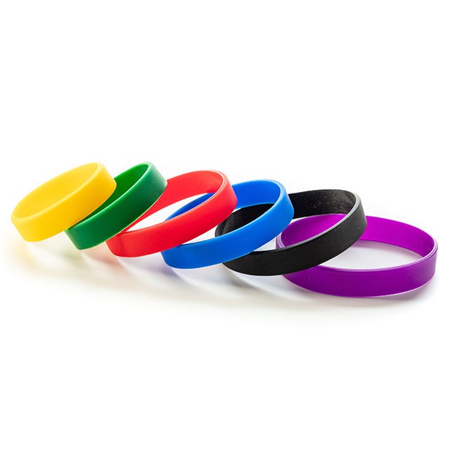 Purple on sale rubber wristbands