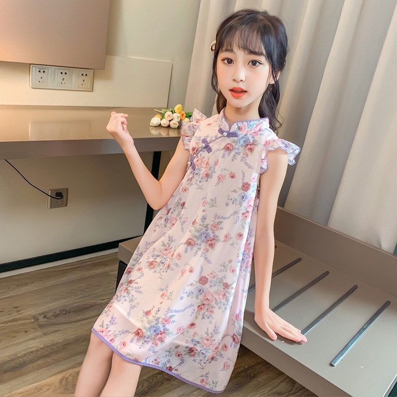 Chiffon dress sales for kids