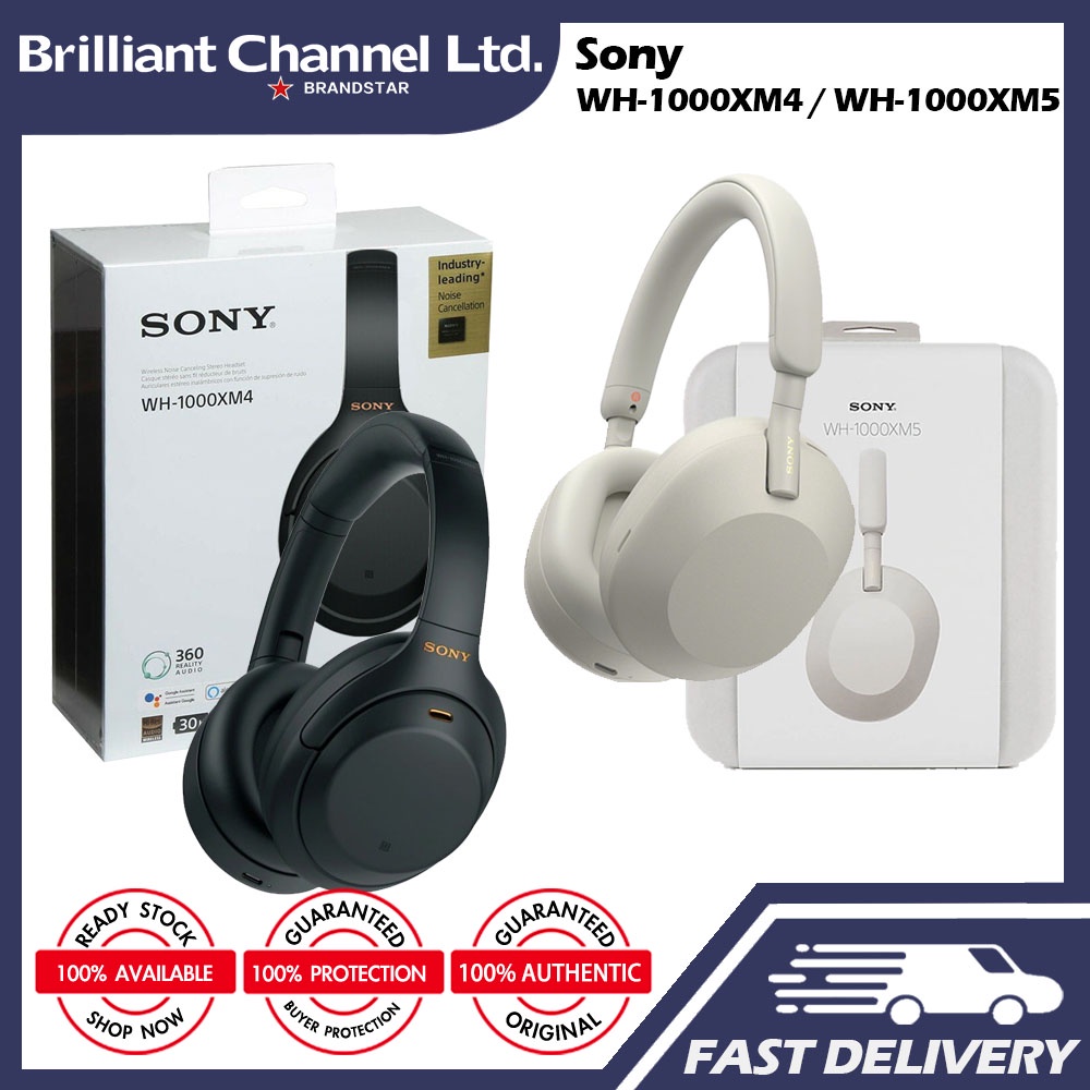 GENUINE Sony WH-1000XM4 Wireless HD Noise Cancelling Over Ear