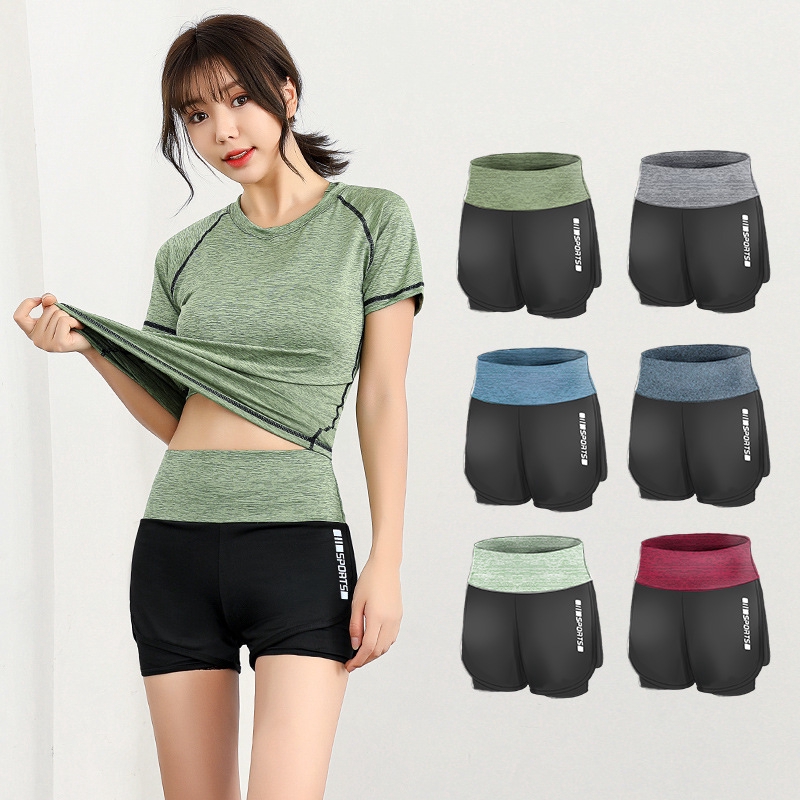 women sports shorts big size S XXXL fitness yoga running