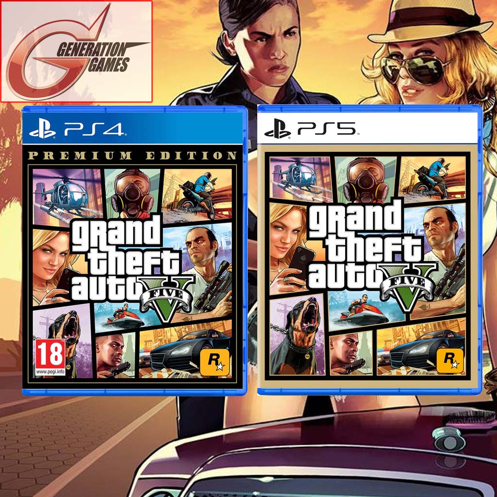 PS4/PS5 Grand Theft Auto / GTA 5 / Premium Edition | Shopee Singapore