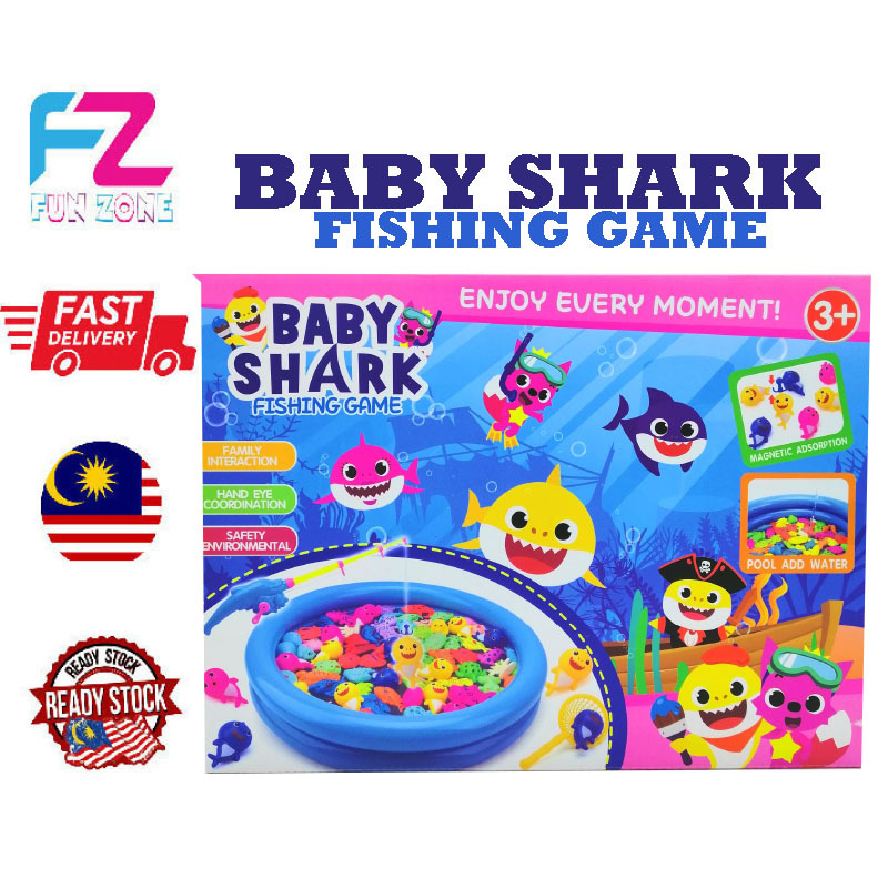 EARLY LEARNING KIDS TOYS BABY SHARK SERIES KIDS FISHING GAMES WITH