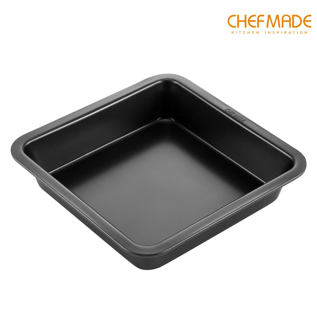 CHEFMADE 9-Inch Round Cake Pan, Non-Stick Deep Dish Bakeware for Oven Baking (Champagne Gold)