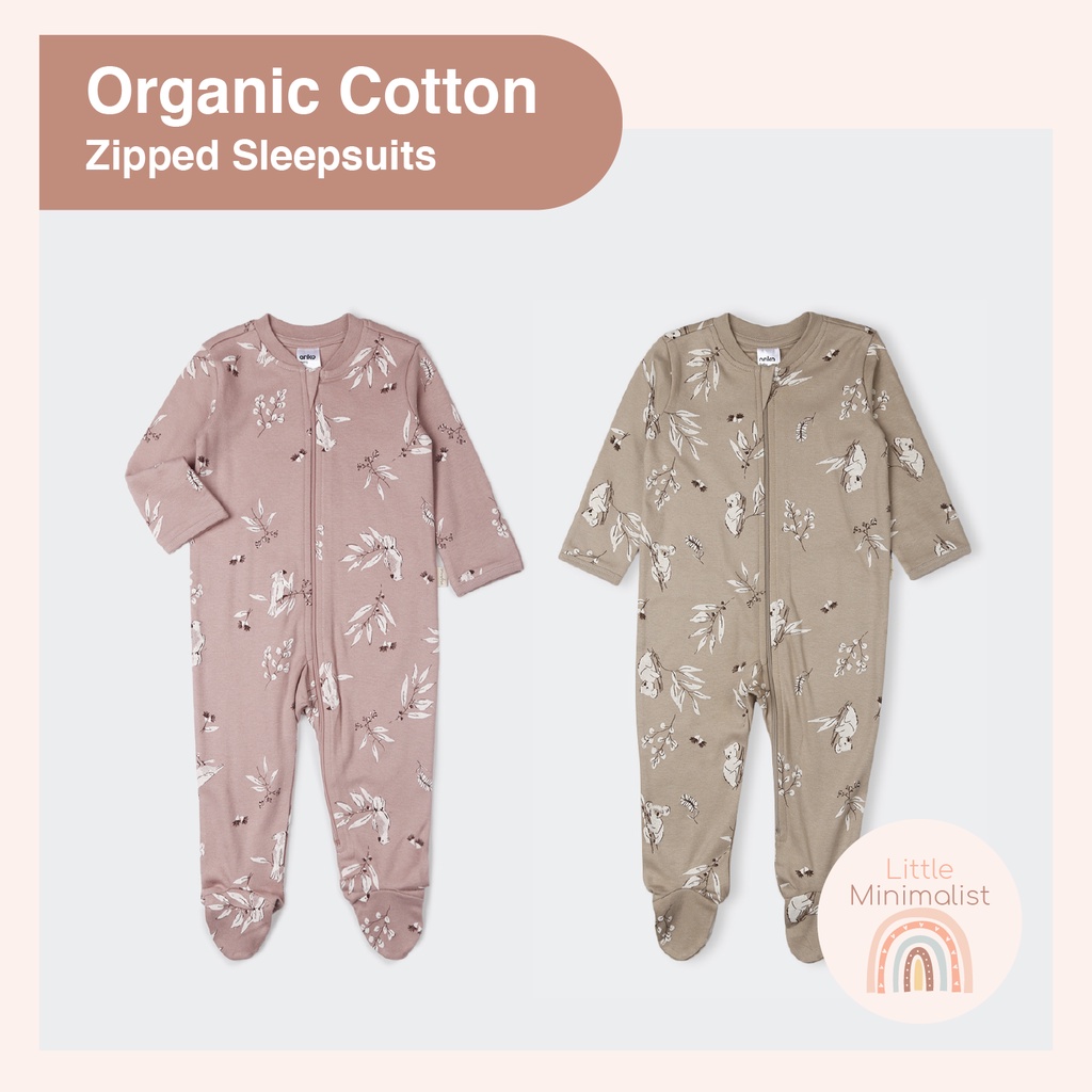 Sleepsuits with best sale fold over mittens