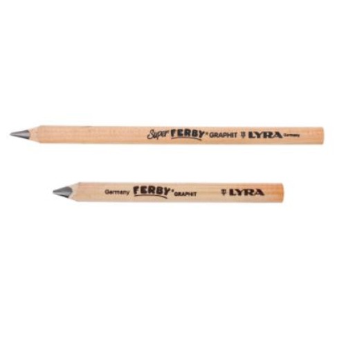 Lyra Graphite Pencils, Unlacquered Triangular Grip