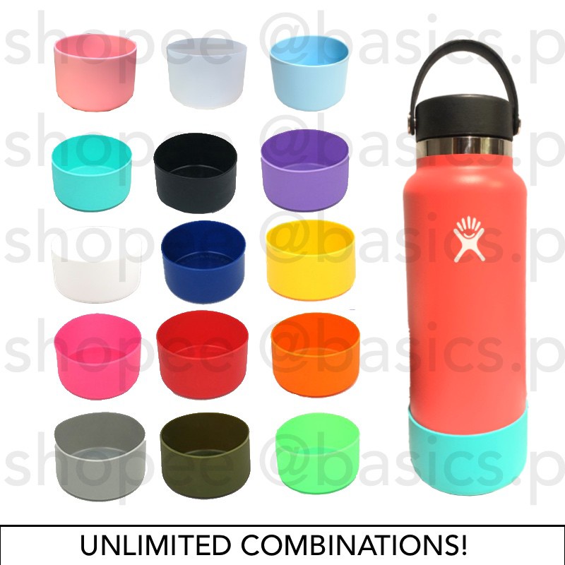 7.5cm 9cm Cup Cover Sport Water Bottle Cover Space Pot Silicone Cover  Rubber Bottom Pad 32-40oz For Hydro Flask Bottle Cover