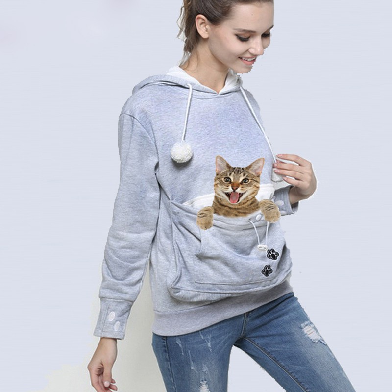 Cat deals holder sweatshirt