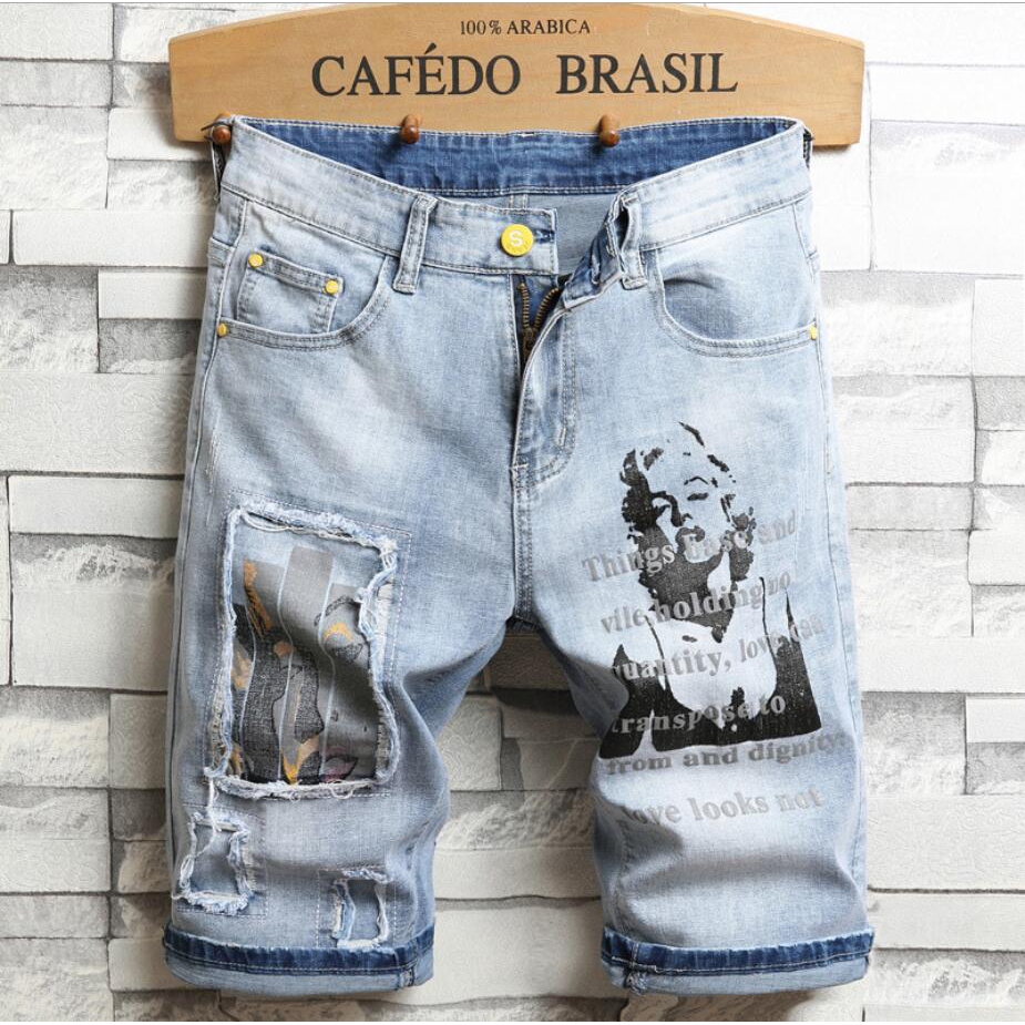 Mens fashion jean on sale shorts