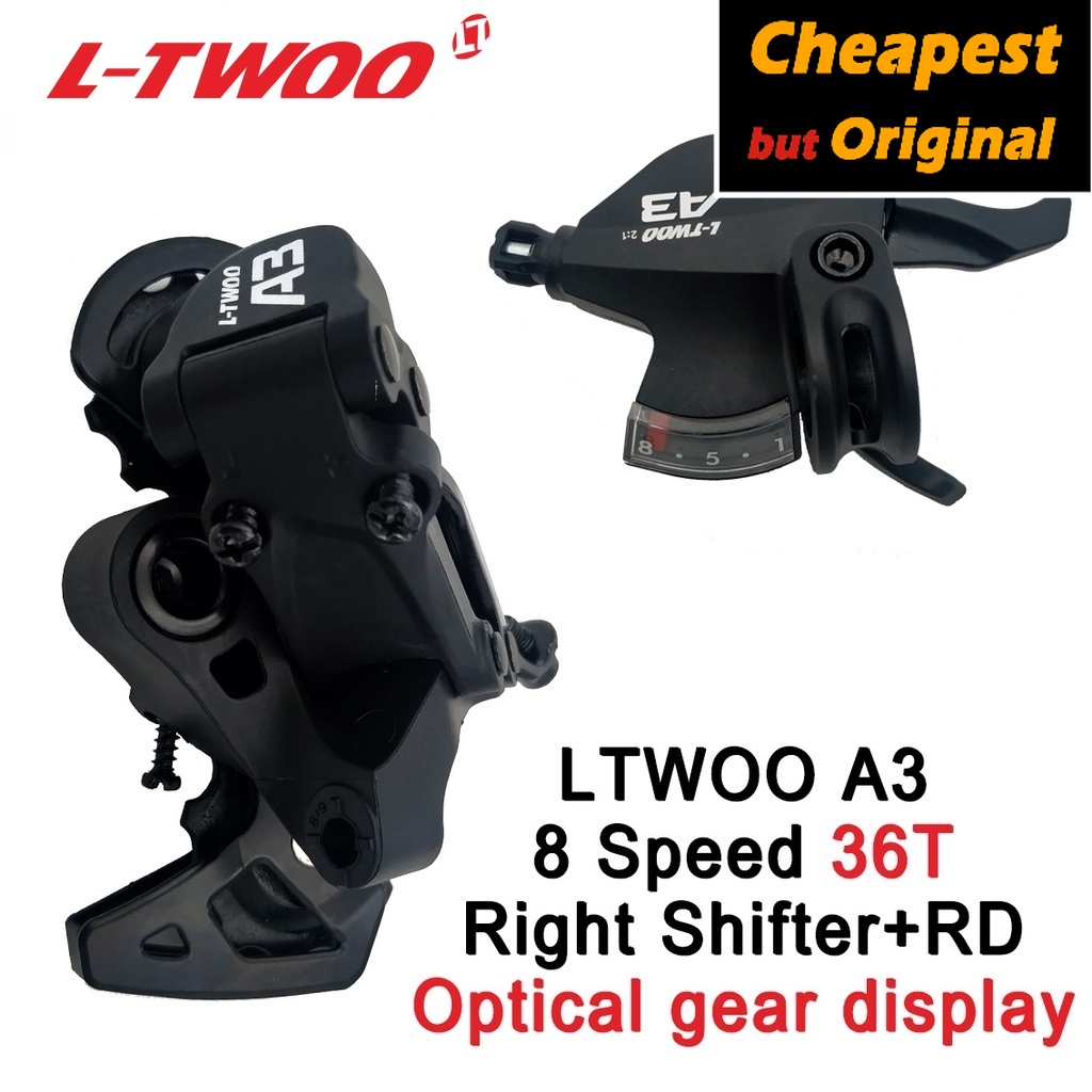 COD READY LTWOO A3 8 Speed Rear Derailleur Trigger Right Shifter lever with optical gear display for MTB mountain bike Parts Shopee Singapore