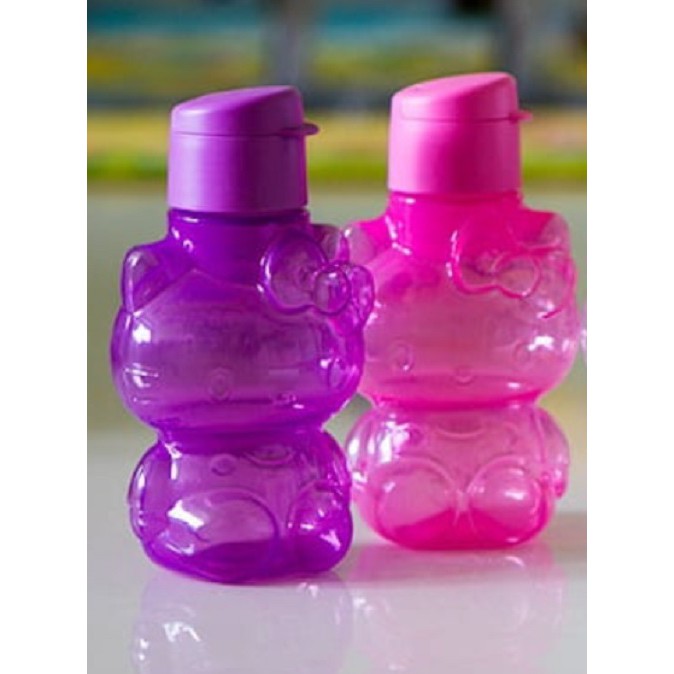 Eco Kids Hello Kitty Tupperware Cap: 425 Ml C/u Nuevo!!