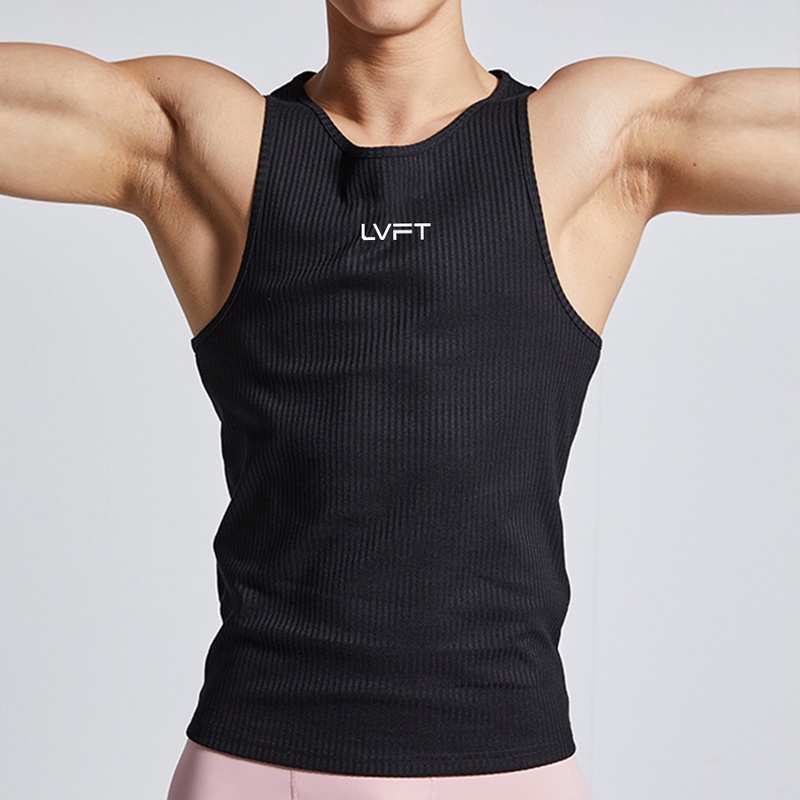 LIVE FIT Mens Gym Top LVFT Training Exercise Sports T-Shirt Vest