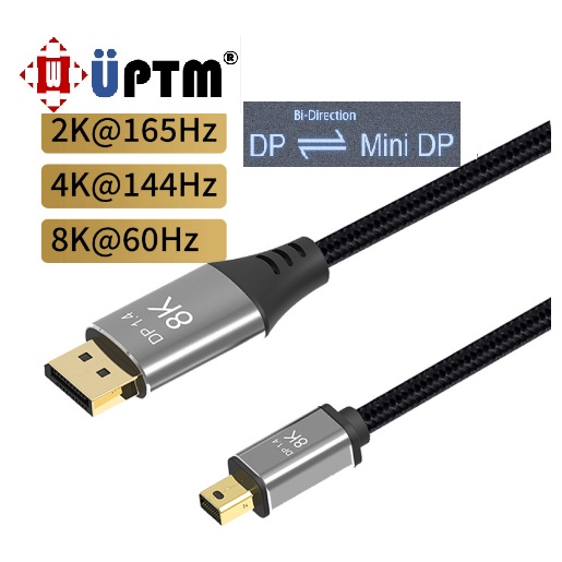Câble MiniDP vers DP 1.4, DisplayPort