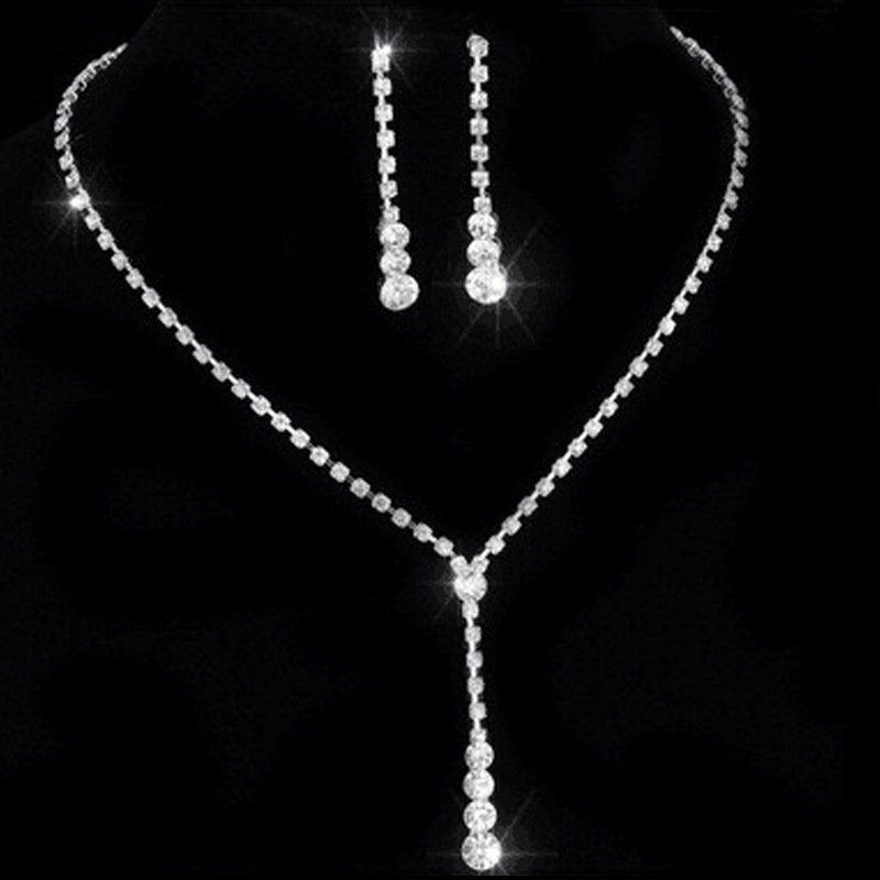 Wedding on sale necklace diamond