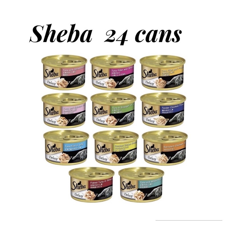 Sheba cat cheap food cans