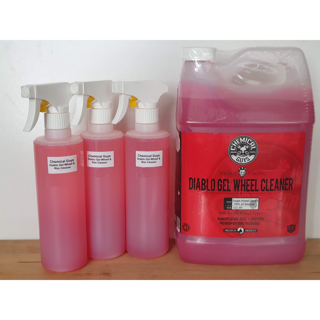 Achieve a wicked clean with Diablo Wheel Gel!  Achieve a wicked clean with  Diablo Wheel Gel! Diablo Wheel Gel is the perfect maintenance wheel cleaner  that is safe for all wheel