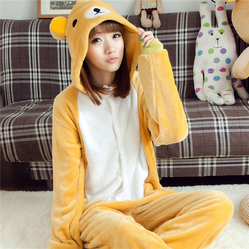Rilakkuma Kigurumi Onesie Pajamas Animal Costumes For Adult