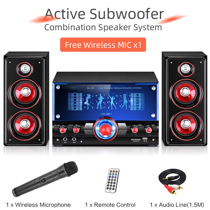 2.1 multimedia best sale speaker system