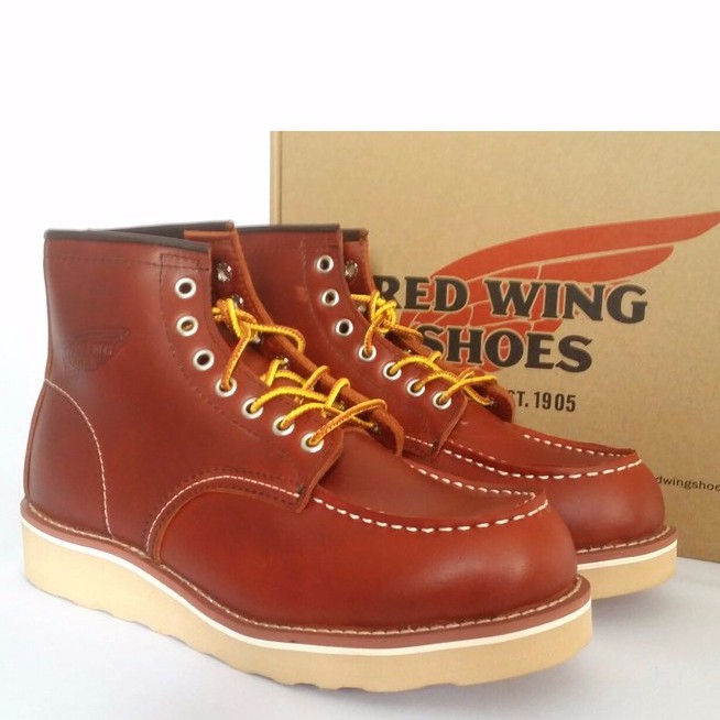 Red Wing 8875 Redbrown High Cut Boots Leather | Shopee Singapore