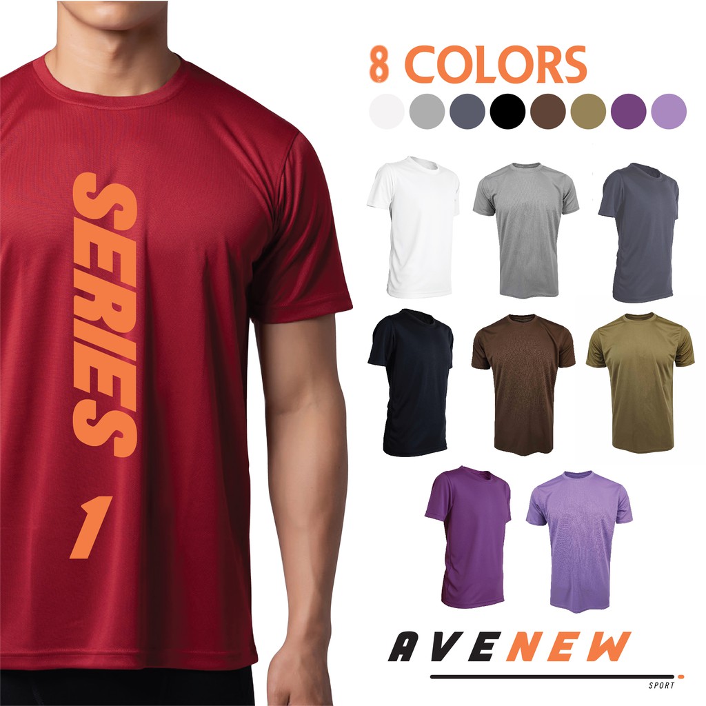 colour neck t shirt