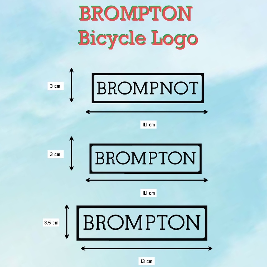 Brompton badge best sale