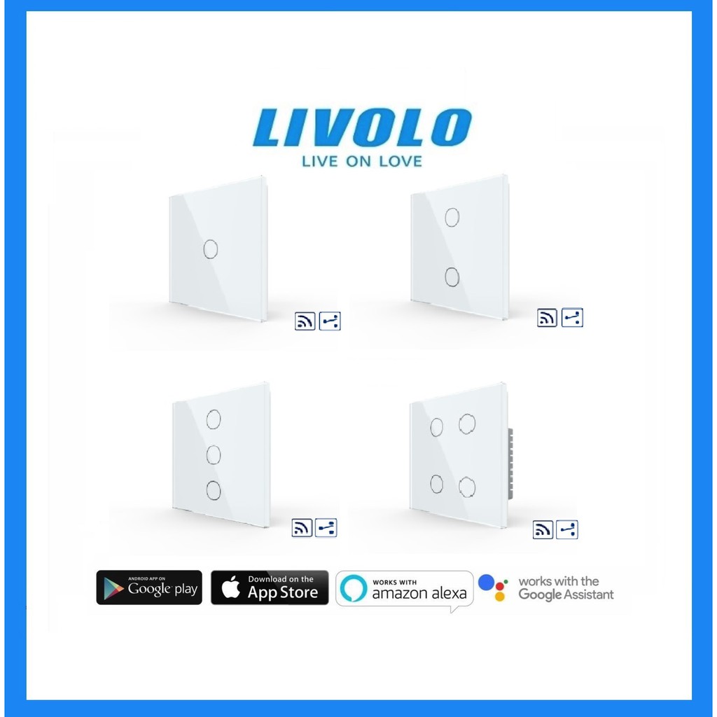 LIVOLO Smart Wireless Remote Control Light Switch White with LED