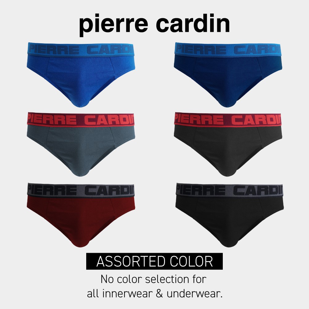 3 Pieces) 100% Cotton Pierre Cardin Men's Mini Briefs Underwear