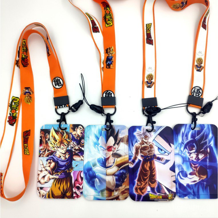 Dragonball Dragon Ball Z Blue New Key ID Badge Cell Phone Holder Lanyard 